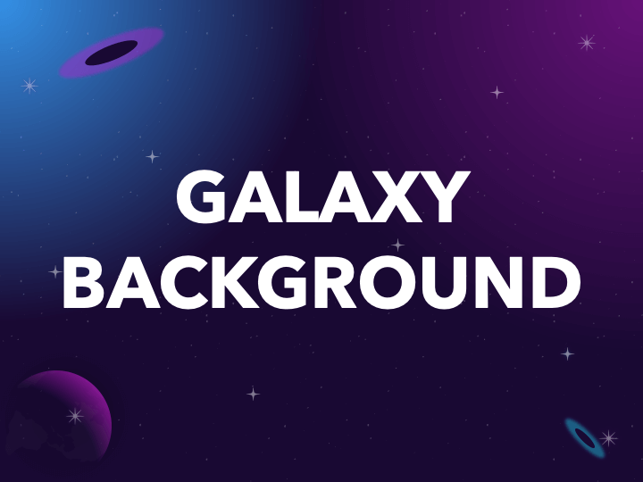 Galaxy Background PPT Slide 1