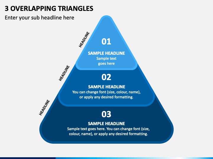 3 Overlapping Triangles PPT Slide 1