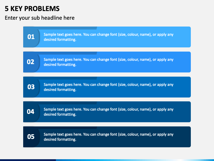 5 Key Problems PPT Slide 1