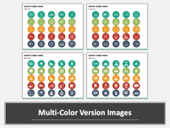 Supply Chain Icons PPT Multicolor Combined
