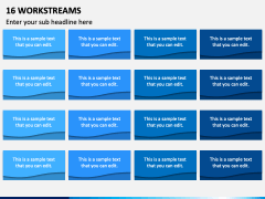 16 Workstreams PPT Slide 1