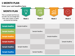 1 Month Plan PPT Slide 4