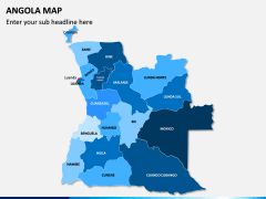 Angola Map PPT Slide 1