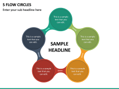 5 Flow Circles PPT Slide 2