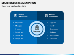 Stakeholder Segmentation PPT Slide 2
