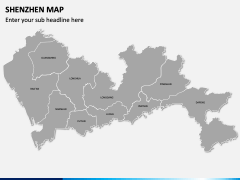 Shenzhen Map PPT Slide 2