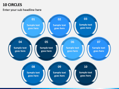 10 Circles PPT Slide 1