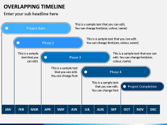 Overlapping Timeline PPT Slide 2