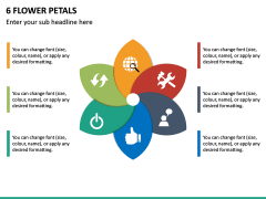 6 Flower Petals PPT Slide 2
