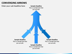 Converging Arrows PPT Slide 9