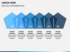 Linear Venn Diagram PPT Slide 10