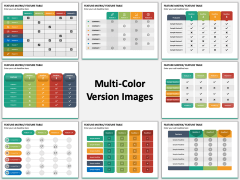 Features Matrix Multicolor Combined
