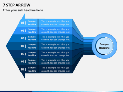 7 Step Arrow PPT Slide 1