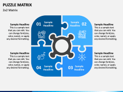 Puzzle Matrix Free PPT Slide 1