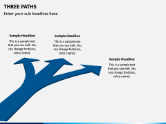Three Paths PPT Slide 1