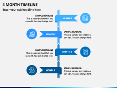 4 Month Timeline PPT Slide 1