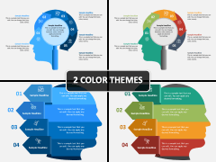 Head Infographics PPT Cover Slide