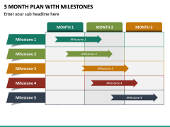 3 Month Plan with Milestones PPT Slide 4