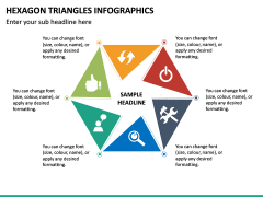 Hexagon Triangles Infographics PPT Slide 2