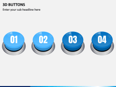 3d Buttons PPT Slide 1
