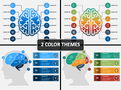 Brain Infographics PPT Cover Slide