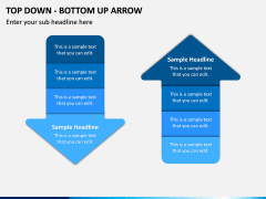 Top Down Bottom Up Arrow PPT Slide 8