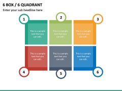 6 Box / 6 Quadrant PPT Slide 2