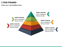 5 Tier Pyramid PPT Slide 2