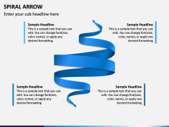 Spiral Arrow Infographics PPT Slide 4