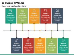 10 Stages Timeline PPT Slide 2