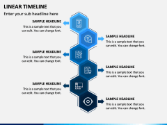 Linear Timeline PPT Slide 3