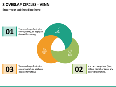 3 Overlap Circles - Venn PPT Slide 2