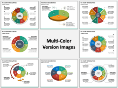 Pie Chart Infographic Multicolor Combined