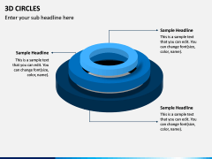 3D Circles PPT Slide 4