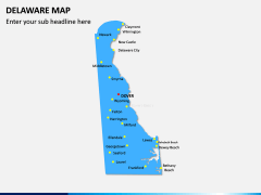 Delaware Map PPT Slide 2