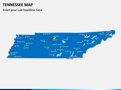 Tennessee Map PPT Slide 2