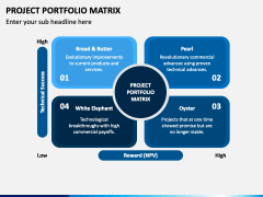 Project Portfolio Matrix PPT Slide 1