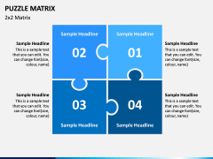 Puzzle Matrix PPT Slide 3