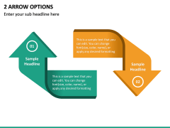 2 Arrow Options PPT Slide 2