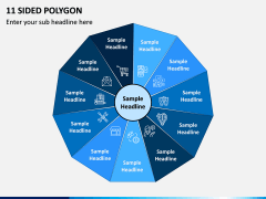 11 Sided Polygon PPT Slide 1