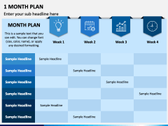 1 Month Plan PPT Slide 1