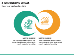2 Interlocking Circles PPT Slide 2