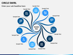 Circle Swirl PPT Slide 6