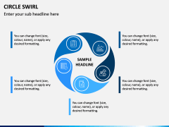 Circle Swirl PPT Slide 11