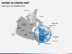 Quebec Map PPT Slide 4