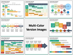 Overlapping Timeline Multicolor Combined