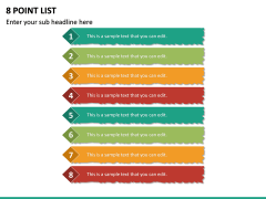 8 Point List PPT Slide 2
