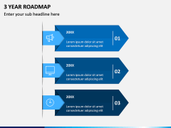 3 Year Roadmap PPT Slide 8