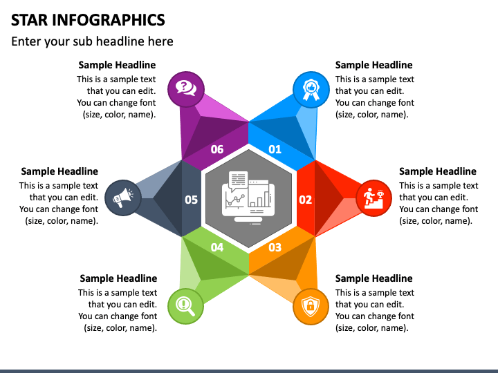 Star Infographics PPT Slide 1