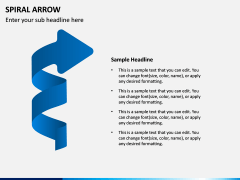 Spiral Arrow Infographics PPT Slide 5